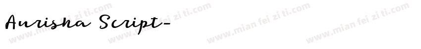 Aurisha Script字体转换